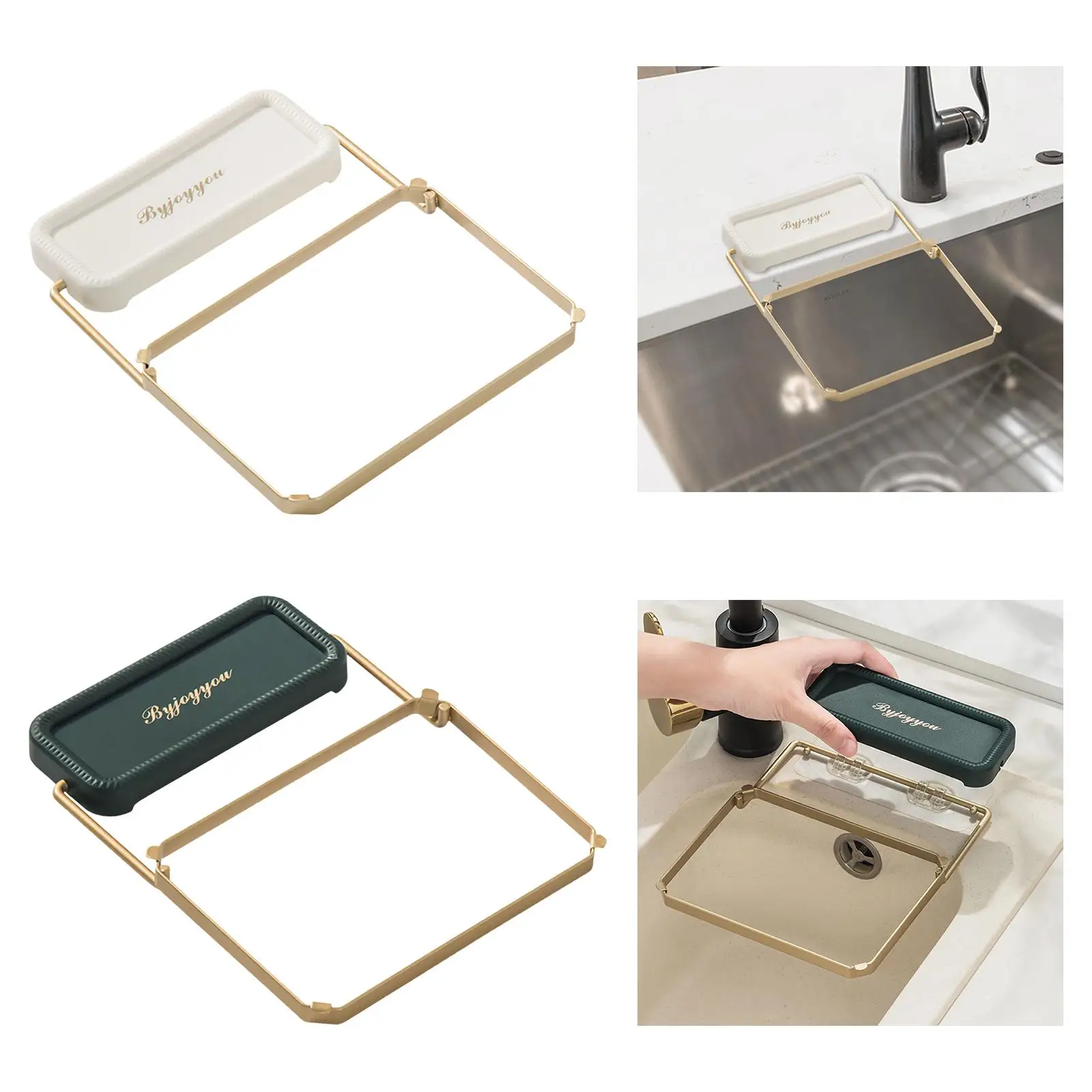 Kitchen Sink Strainer Mesh Bag Stand Sink catcher Foldable for Kitchen