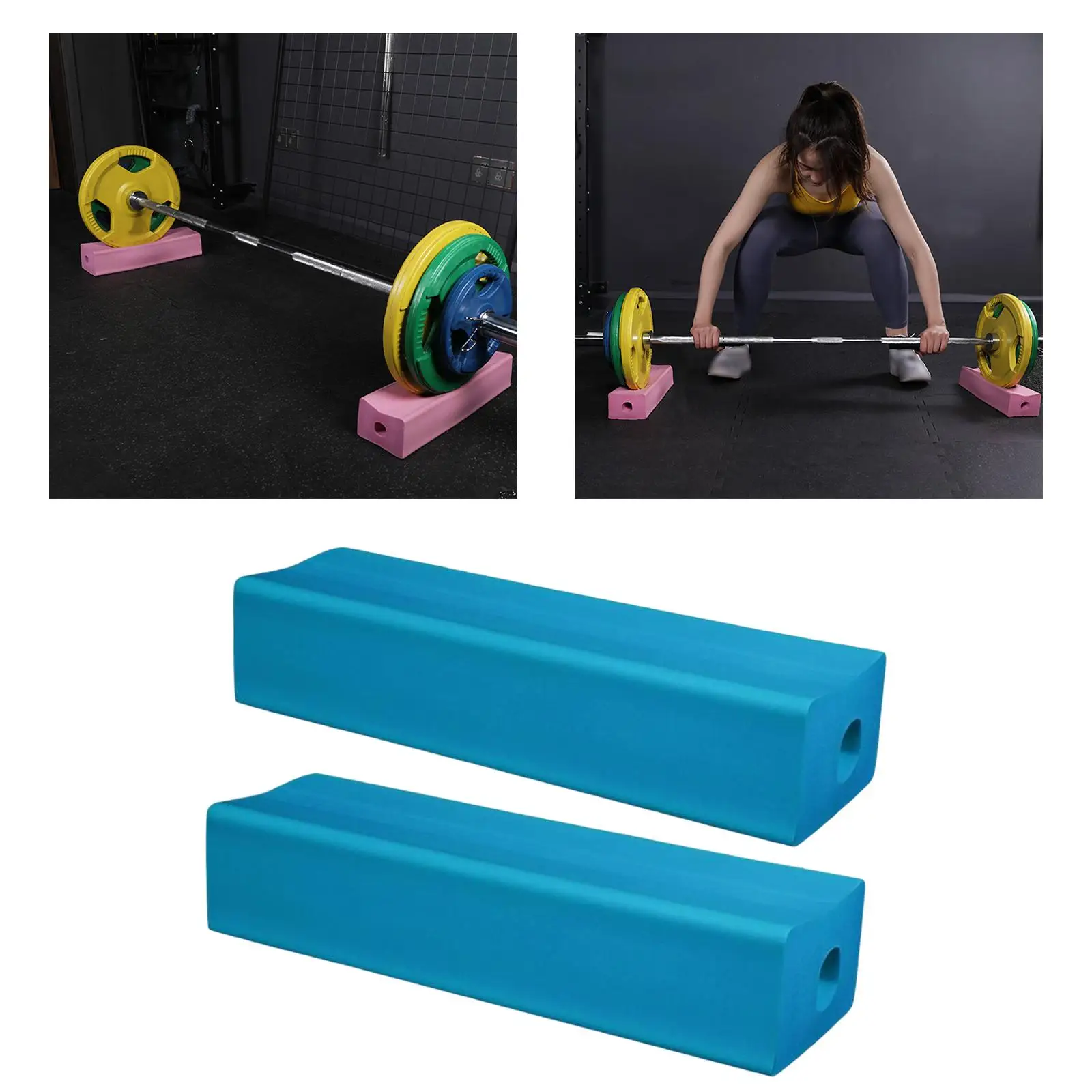 Fitness Barbell Pad Durable Reducing Noise Thick Padded Cushion for Weightlifting Training Easier Barbell Placement Gym Fitness