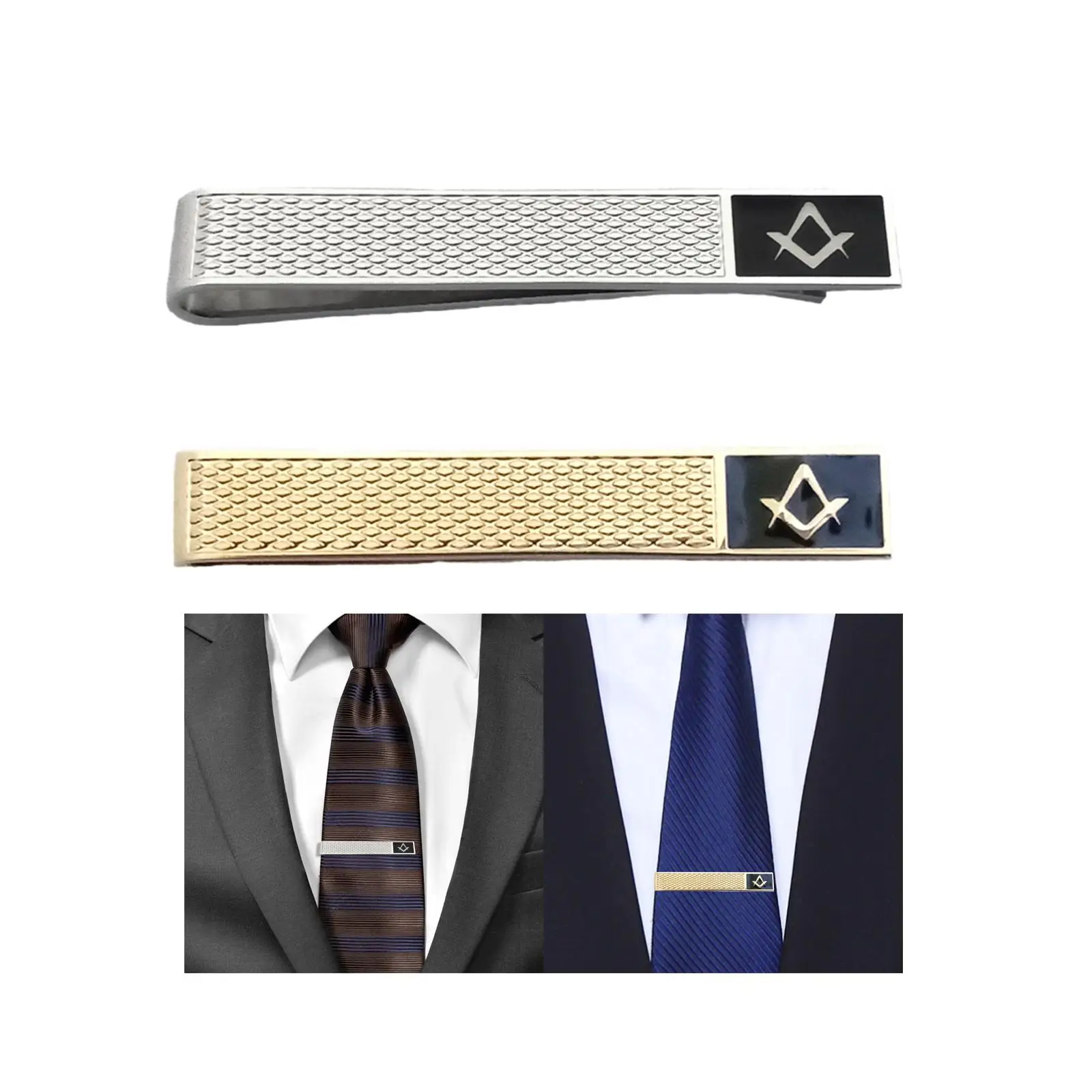 Shirt Business Clip Necktie Business Clip Easy to Use Men`s Classic Tie Clip Necktie Bar Clip for Party Prom