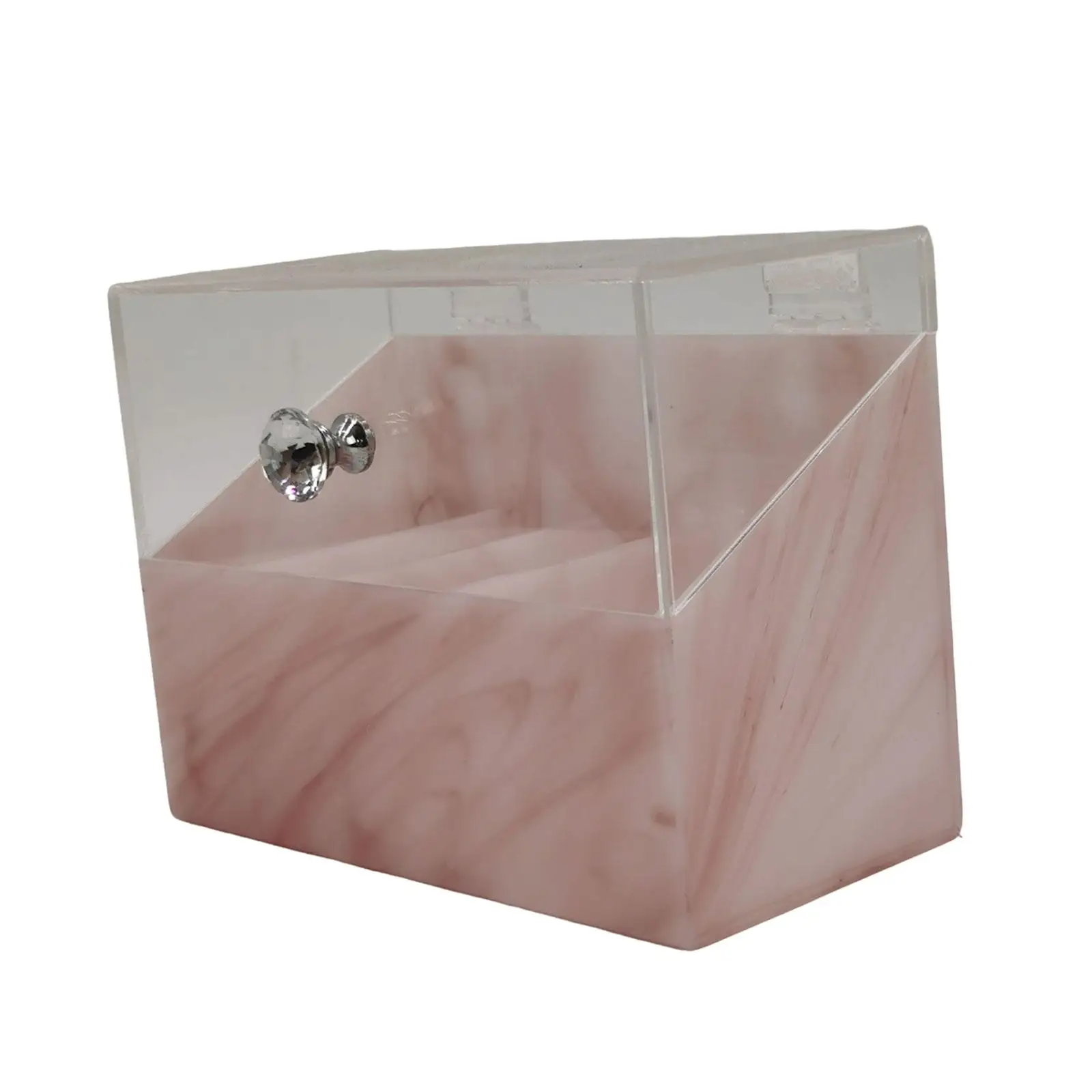Eyelash Tweezers Holder Eyelash Container with Cover Acrylic Tweezers Stand Case Cosmetic Storage Rack for Beauty Salon