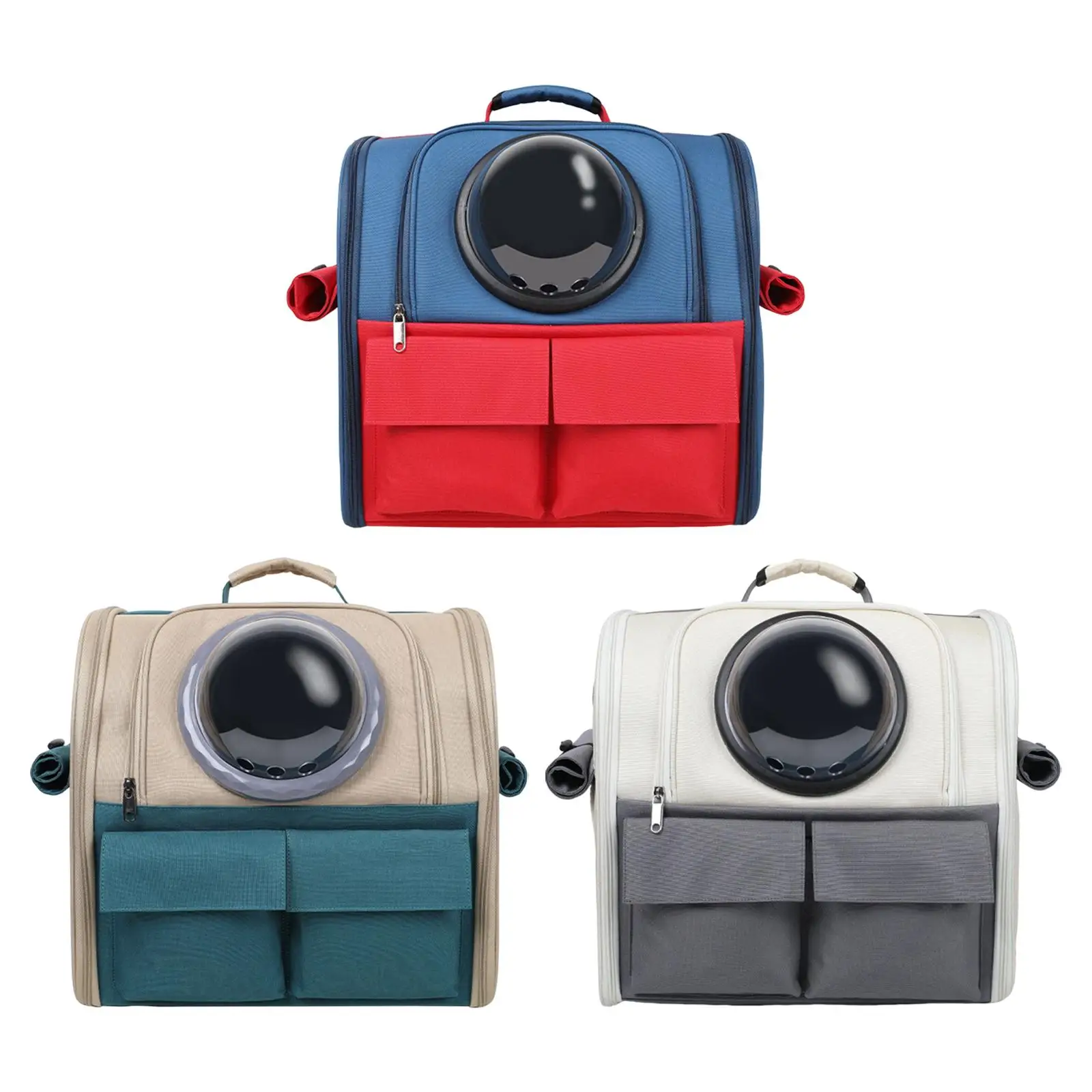 Foldable Pet Cat Carrier Backpack Dog Capsule Shoulder Bag Breathable Carrying Bag Tote Puppy Waterproof for Travel Outdoor