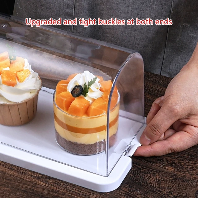 Clear Lid Plastic Container Cake Container Fruit - AliExpress Holder Cheese Food Muffins Display Storage Roll Dessert Pastry Boxes