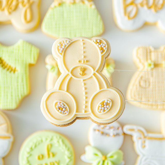 Baby Shower Pastry Cookie Mold  Baby Shower Cookie Cutters - Baby Cookie  Press Stamp - Aliexpress