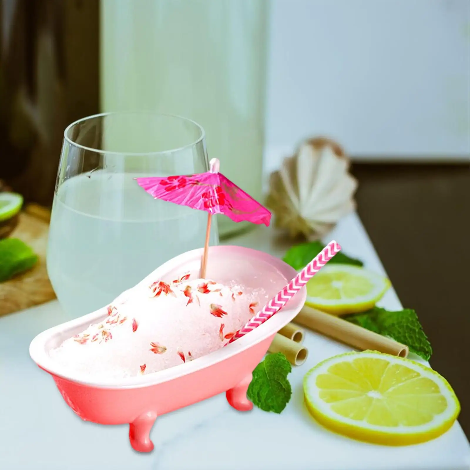 3D Porcelain Bathtub Shape Party Cocktail beverage Cup Mug Accessory Exquisite Craftsmanship