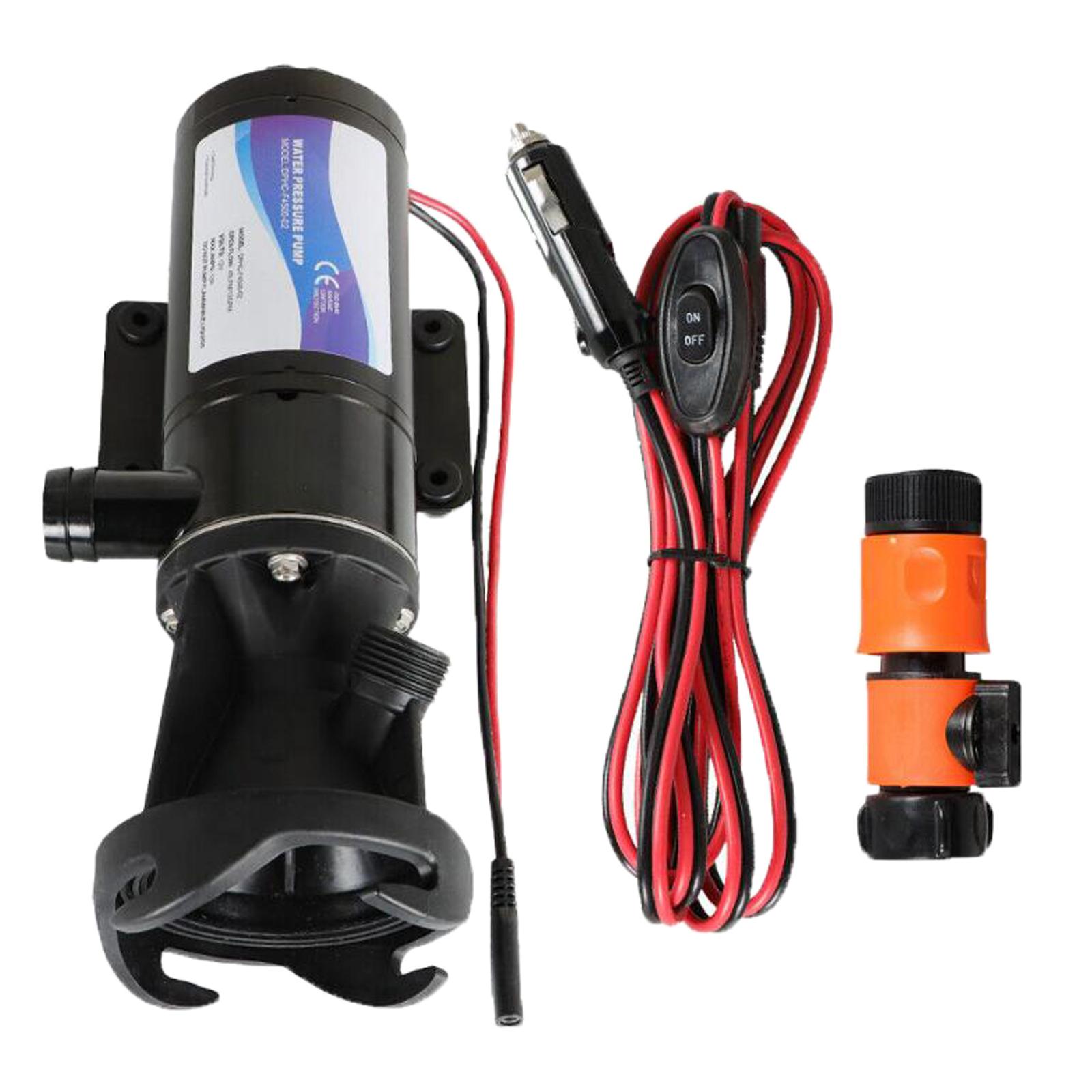 RV Macerator Pump  Sewage Pump 12V DC Motor Portable Waste Water  for Motorhome  Vehicle Part Accessories