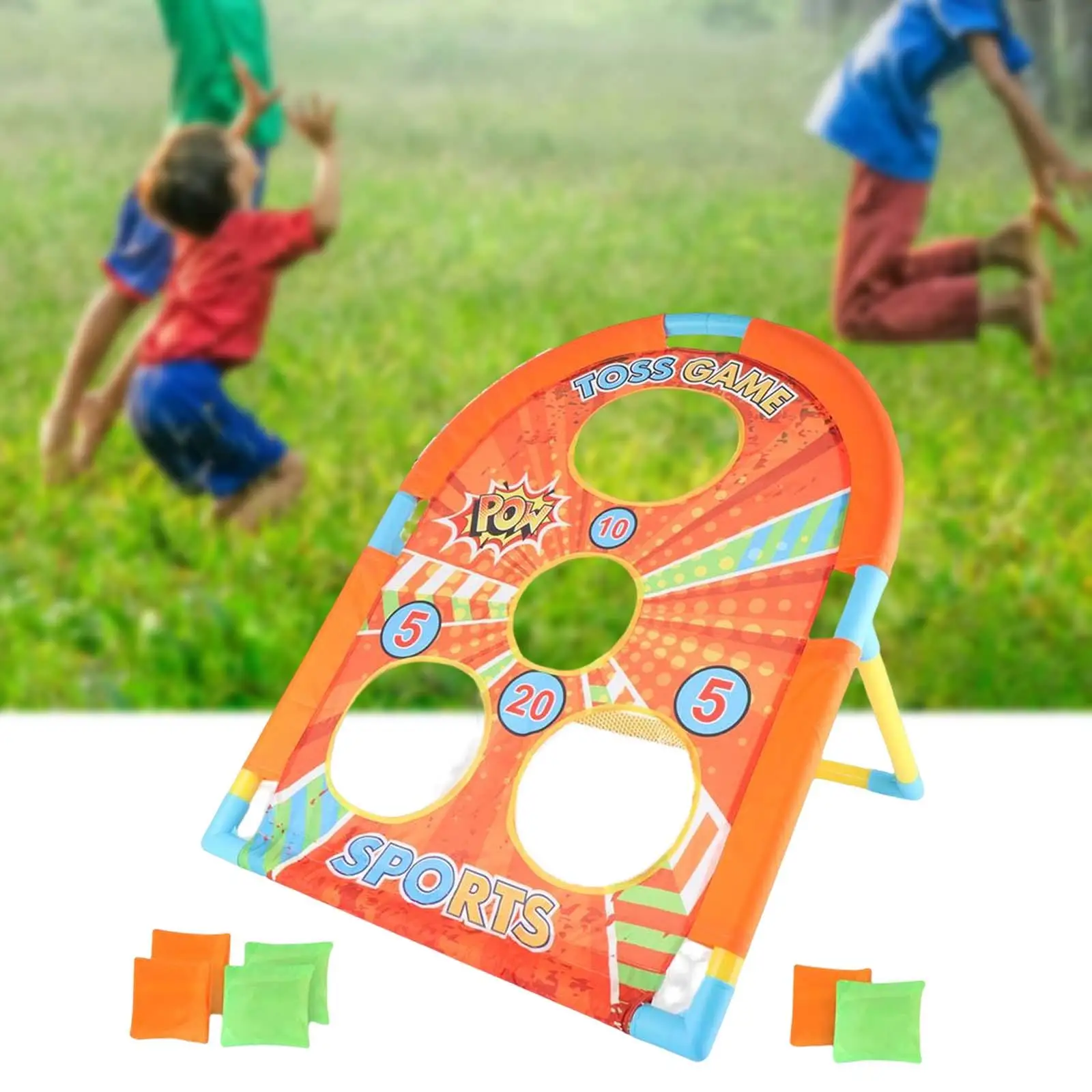Foldable Sandbag Throwing Game Game Large Games Toys Throwing Game Toy Toss Game Set for Outdoor Friend Toy