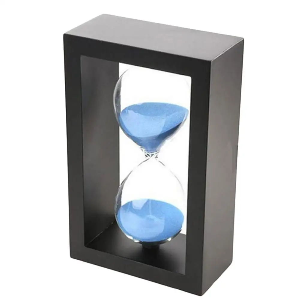 25 Minutes Sand Timer Yoga Clock Hourglass Sandglass Home Decor Gift Blue