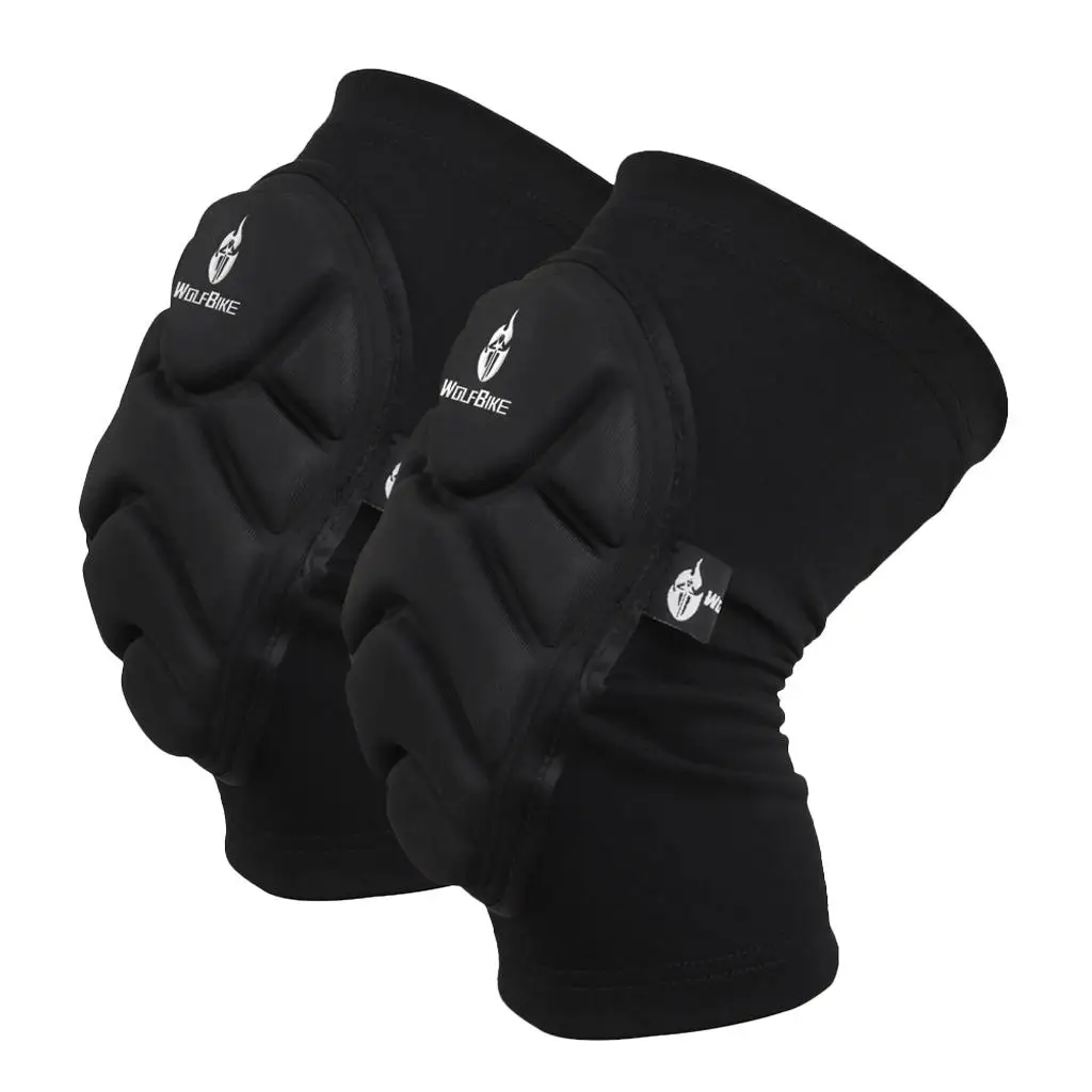 1 Pair Anti-slip Protective Knee Pads Collision Avoidance For Cycling Skiing