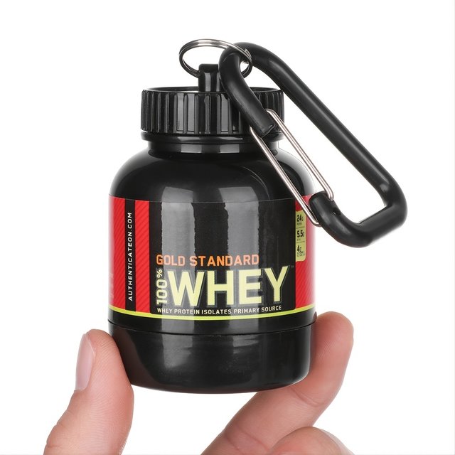 100/200ml Portable Protein Powder Supplement Container Lightweight  Leakproof Storage Bottle - AliExpress