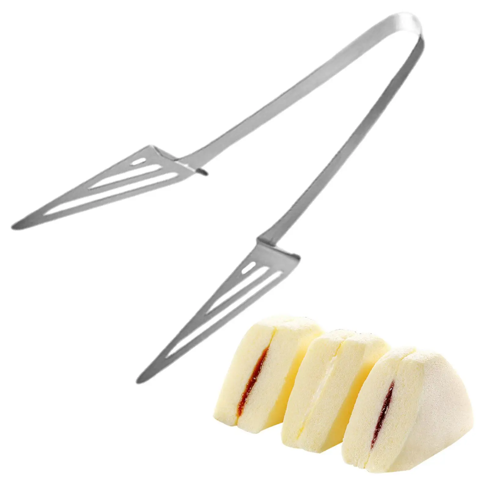 Pastry Tongs Portable Pastry Serving Tongs for Restaurant Kitchen Buffet