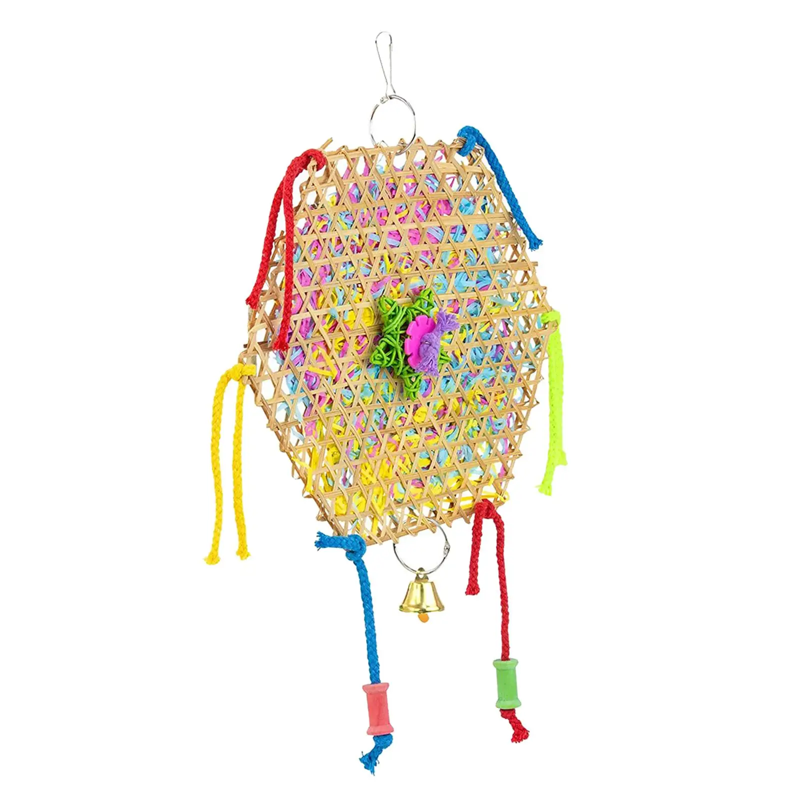 Parrot Toy Swing Parrot Cage Bite Toys for Parrotlets Lovebirds Cockatiels