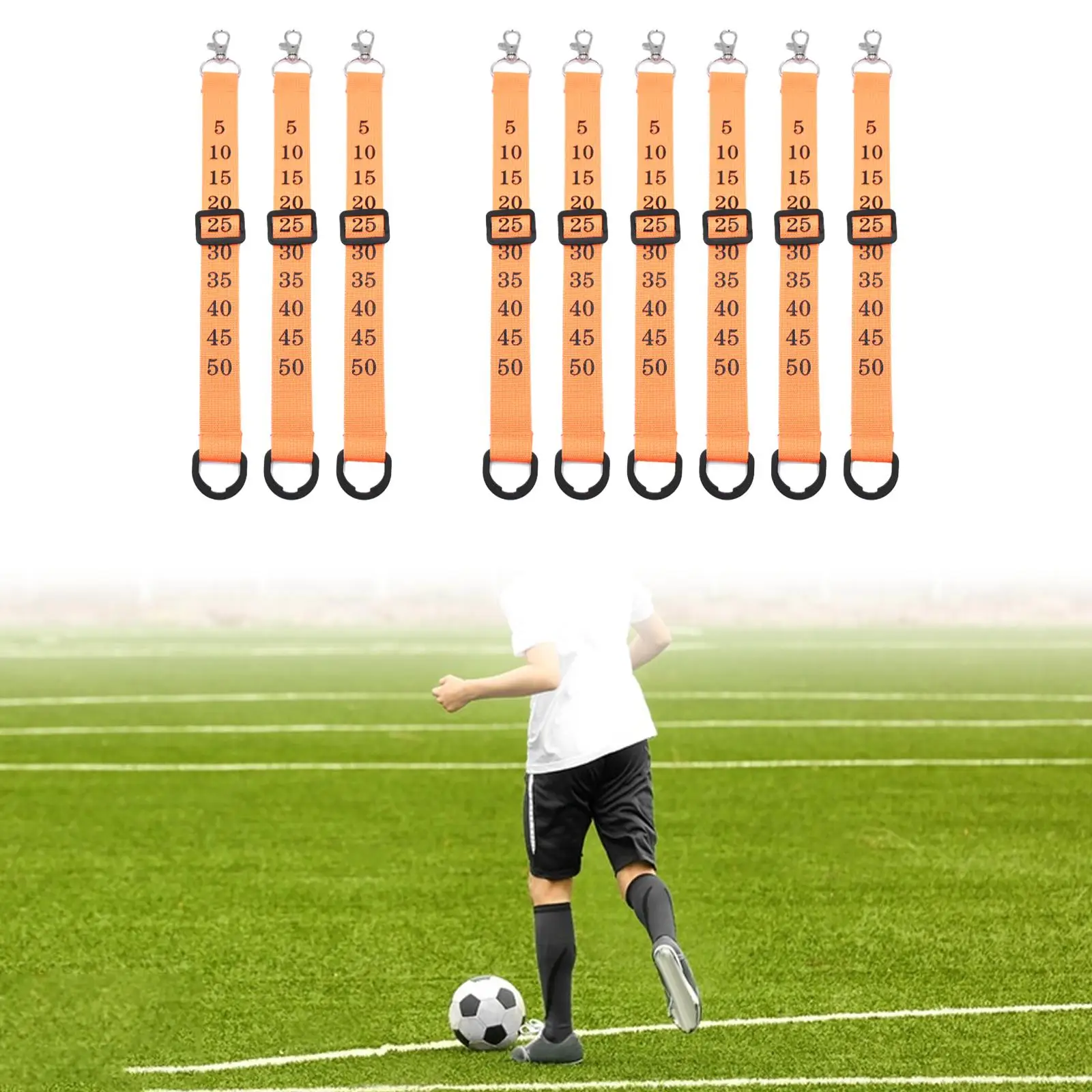 Football Chain Clip Nylon Chain Clip Portable Umpire Equipment Wristband