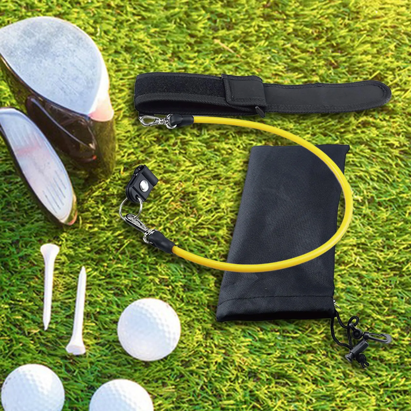 Golf Swing Tension Belt Elastic Resistance Rope Comfortable to Wear Durable