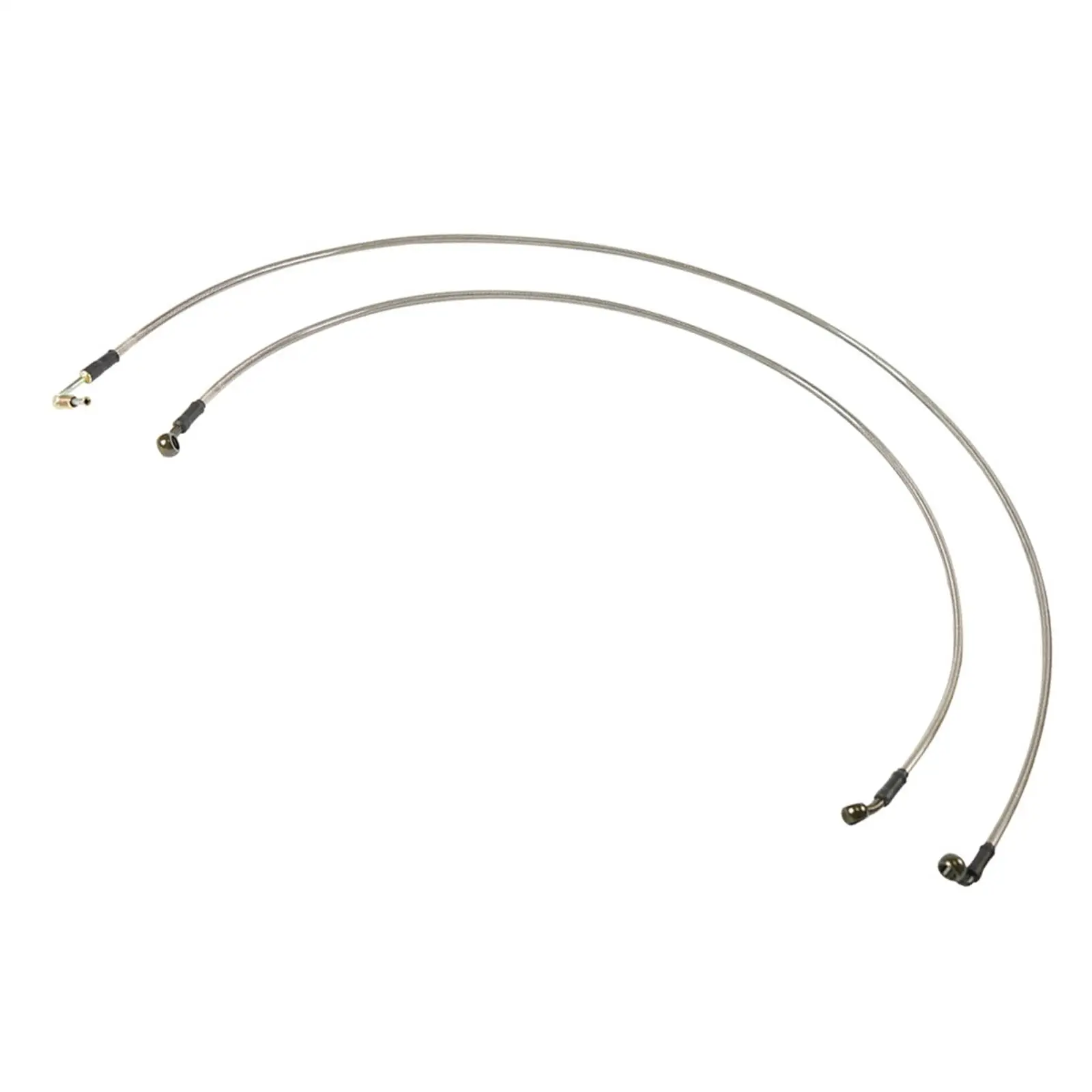 1Pair Brake Lines Replace Extended Front & Rear Brake Lines Fit for Polaris RZR 800 4 800 XP 900
