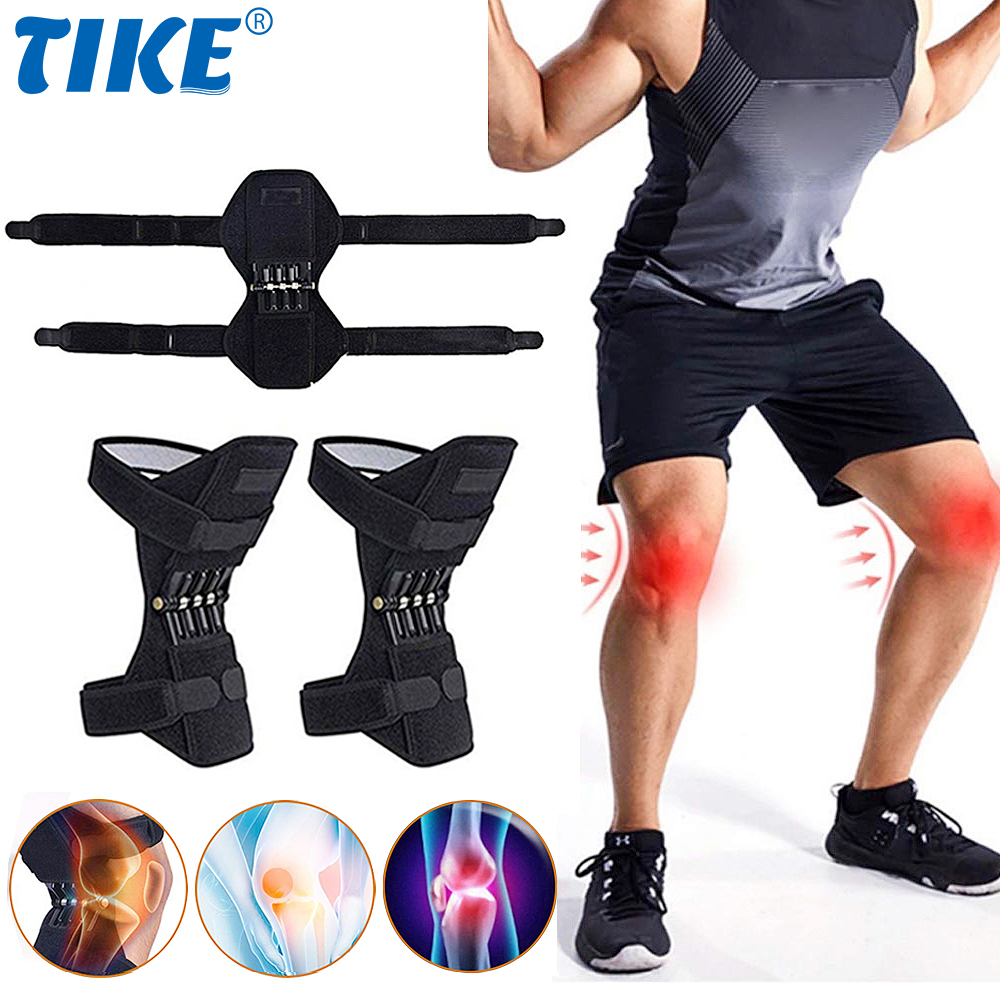 Best of TIKE Knee Protector Joint Support Knee Pads Breathable Non-Slip Power Lift Knee Rebound Spring Force Knee Booster Leg Protector Reviews & Tips