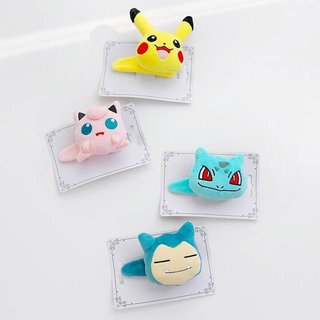 Pokemon Pikachu Bulbasaur Ultra portátil baixo perfil Clip-On