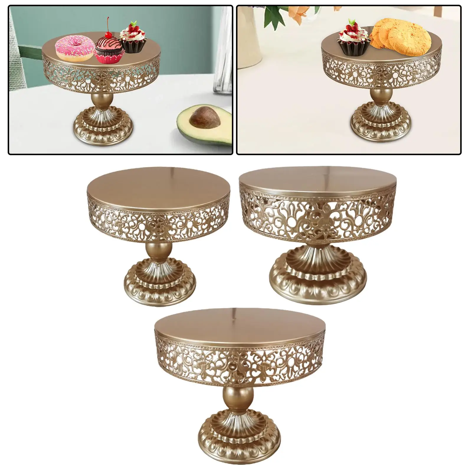 Cake Stand, Pastry Trays Holder Dessert Display Plate for Ornament Birthday Afternoon Tea