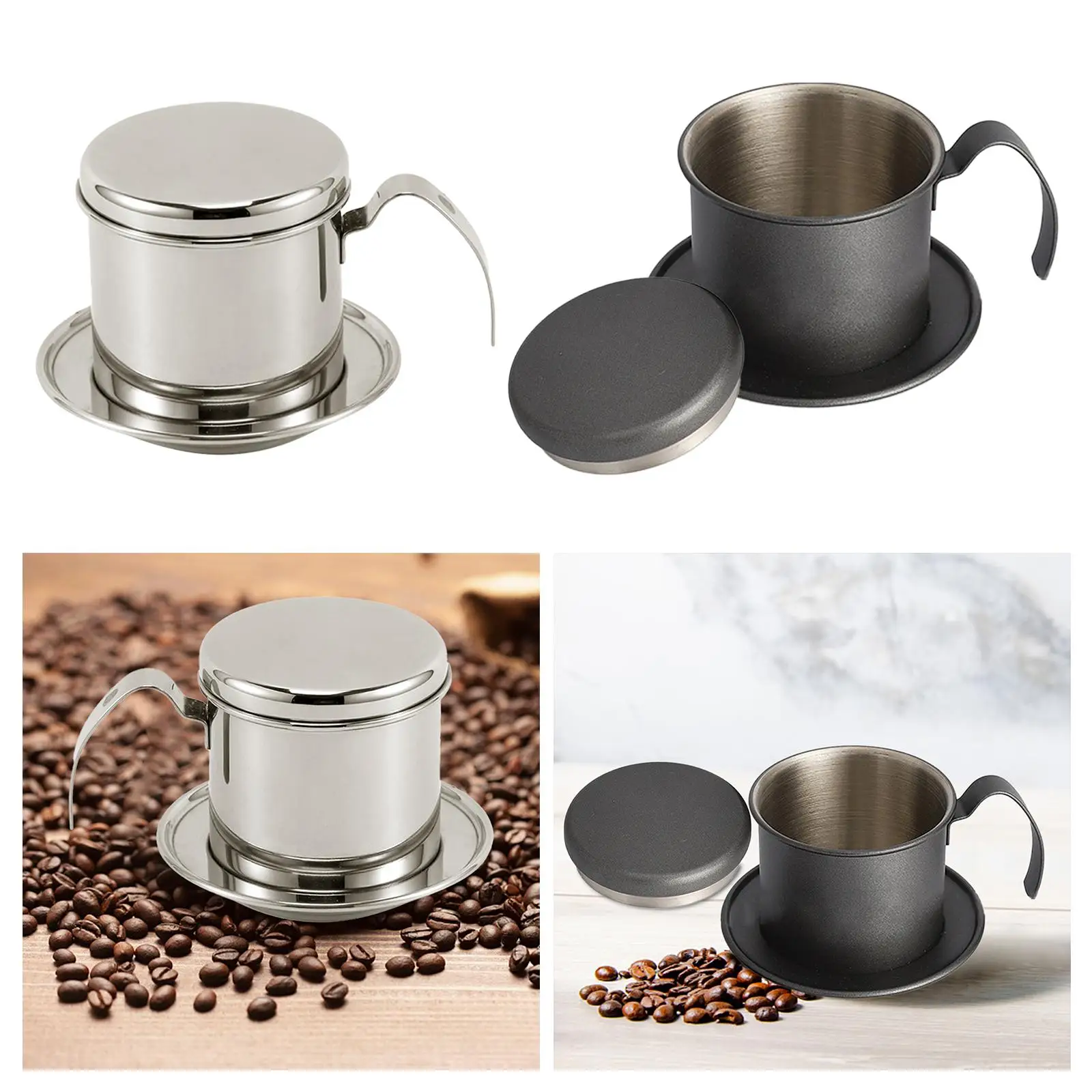 Vietnamese Coffee Filter Professional Coffee Drip Filter for Office Camping Birthday Gifts