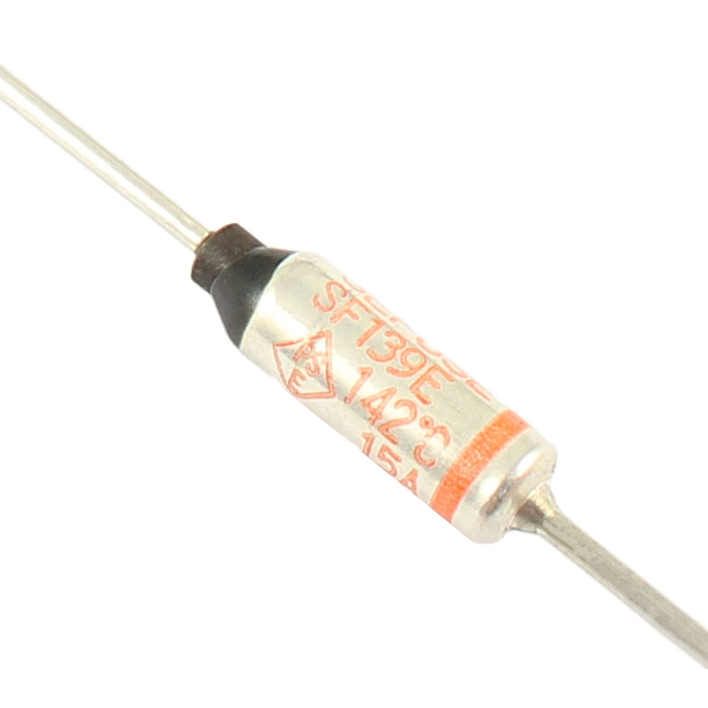 Description Picture 3 of item10pcs Thermal Fuse SF139E 142C 142 Degree TF Cutoff 15A 250V SF Temperature Axial Lead Links