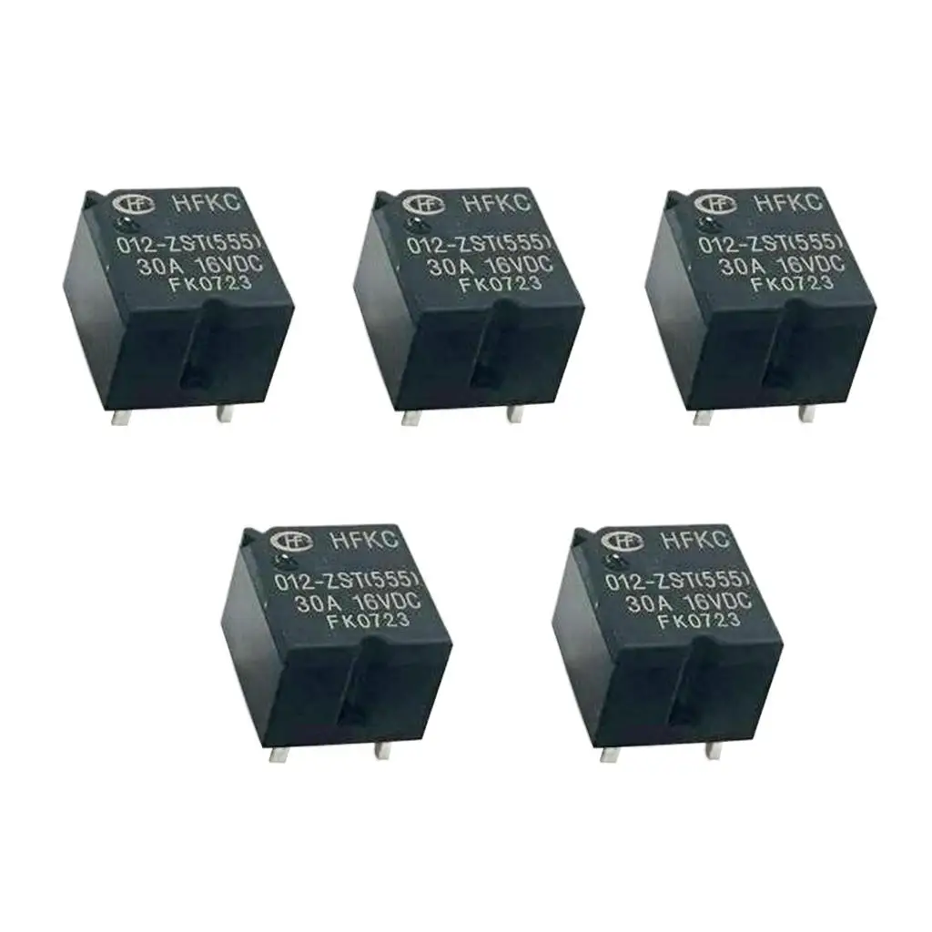 5 Lot DC 12V 30A Automotive Long  Delay Micro Automotive Relays