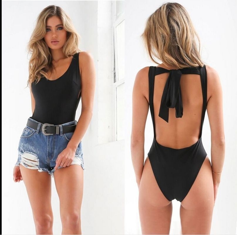 Macacão Bodycon sem costas feminino, macacão sem