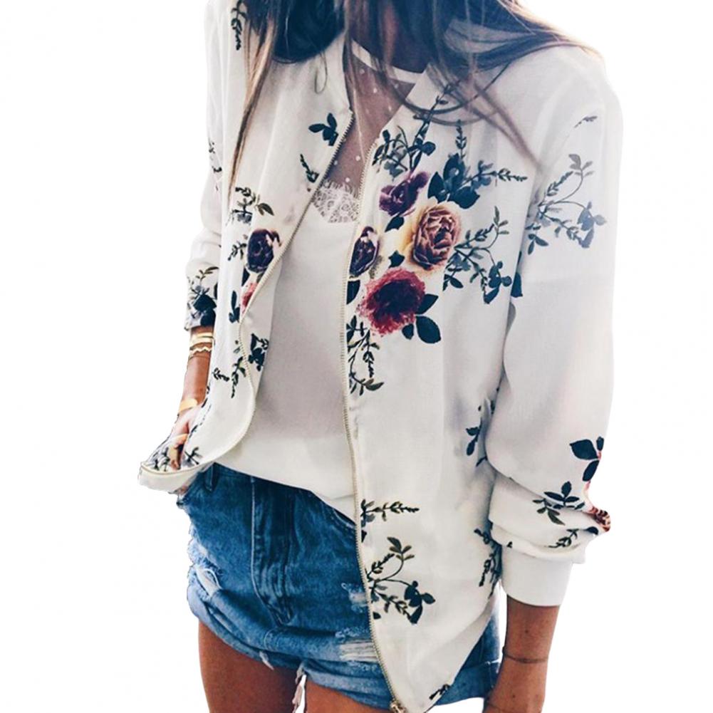 Title 10, Women Floral Printed Jackets Spring Autumn Long...