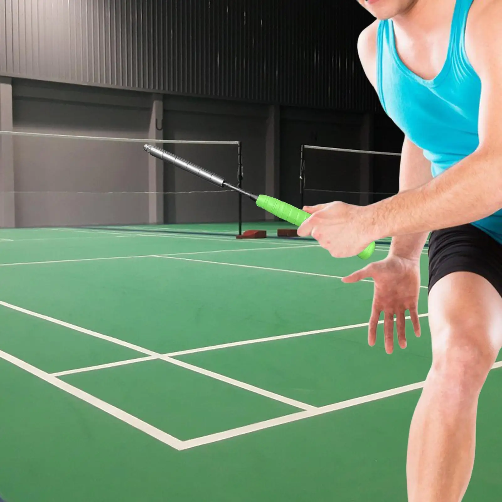 Badminton Racket Swing Trainer Badminton Trainer Training Equipment Portable