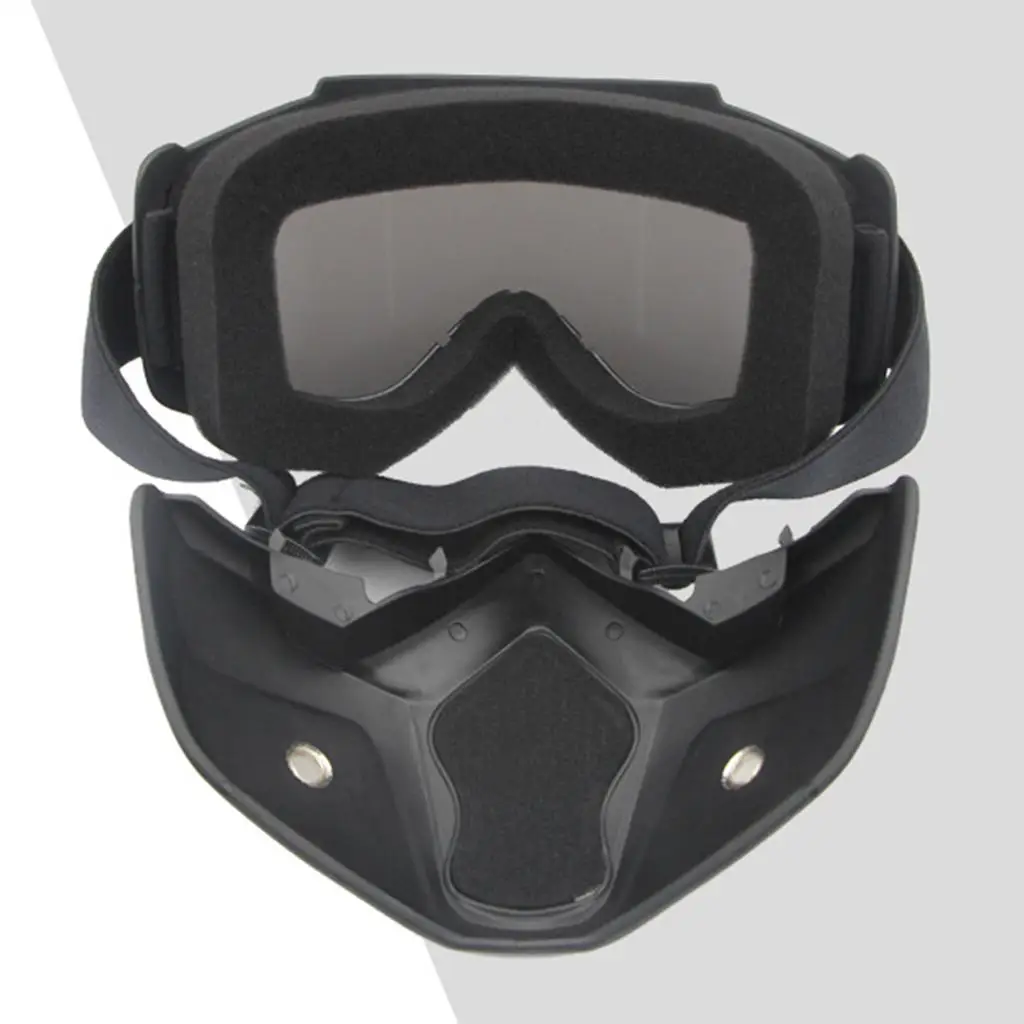 prasku 3x Motocross Goggles Bike Anti Fog Windproof Glasses Shield Protector