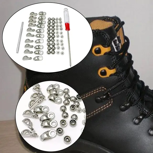 Replacement Lace Hooks Boots  Brass Boots Shoelace Buckles