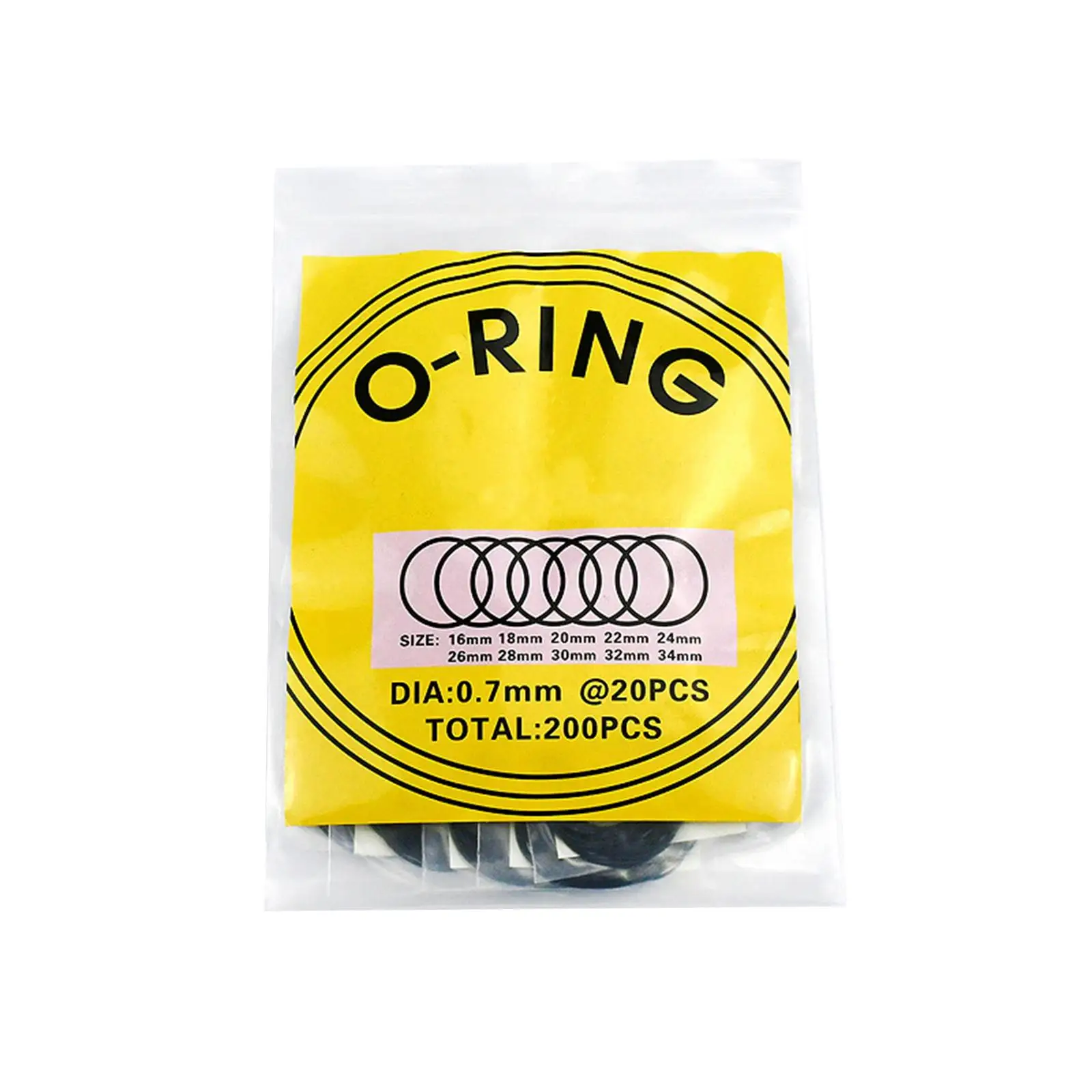 200Pcs O Rings Watch Accessories Watch Back Gasket Rubber Seal Watch Gaskets Set for Watch Backs Watchmaker Professional Use