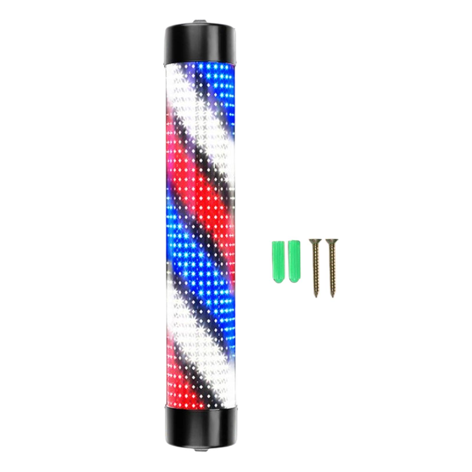 Barber Shop Pole Rotating Light Hairdressing Outdoor LED Stripes Lights