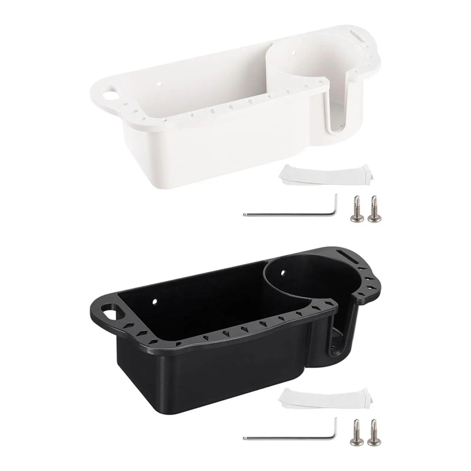 Boat Caddy Organizer Universal Stable Boat Accessories Marine Cup Holder Marine Storage Caddy Box for Fly Fishing Equipment