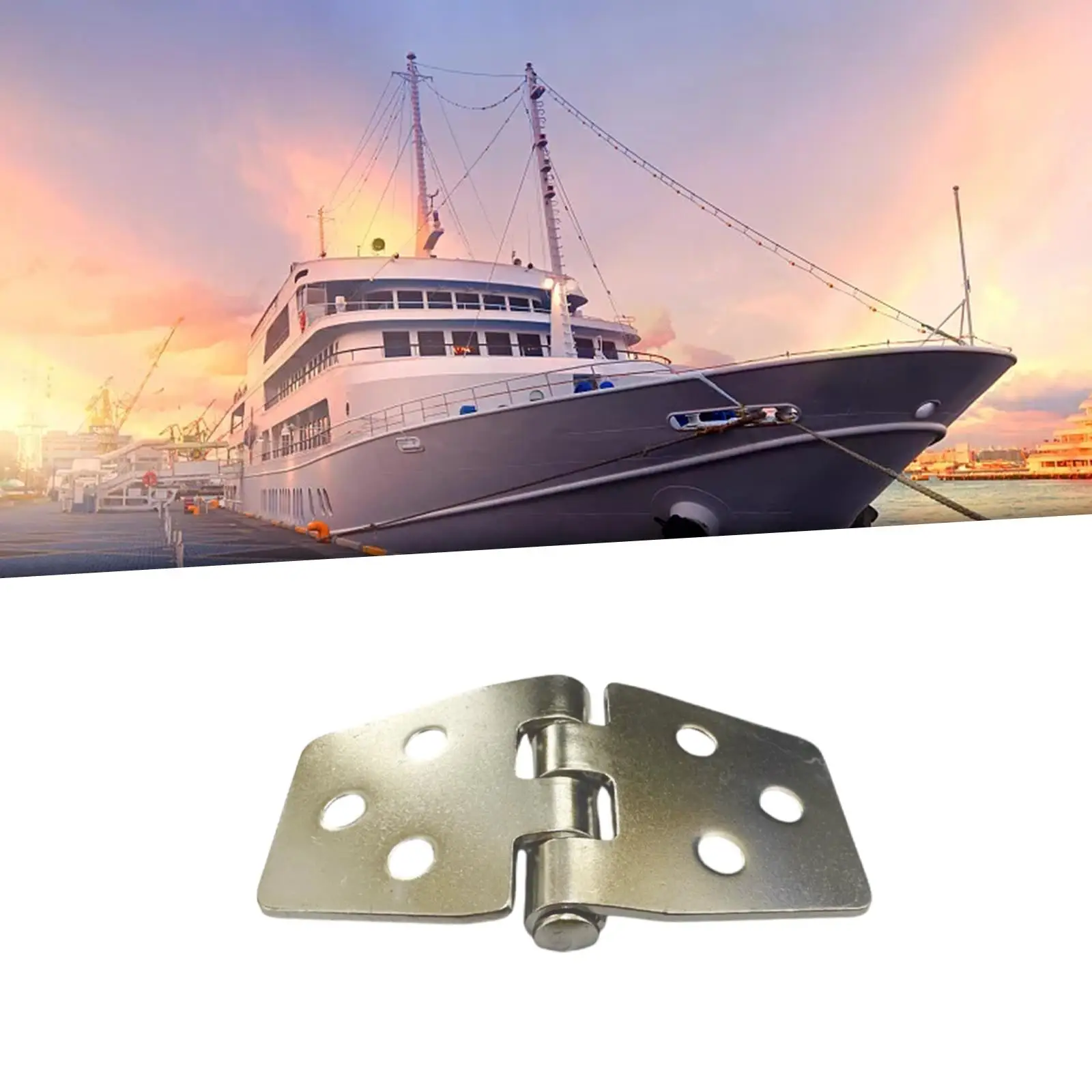 Boat Strap Hinge Smooth Sides Accessories High Performance Matte Quality Cabinet Door Hinges for Yacht Cabinet Door Boat RV