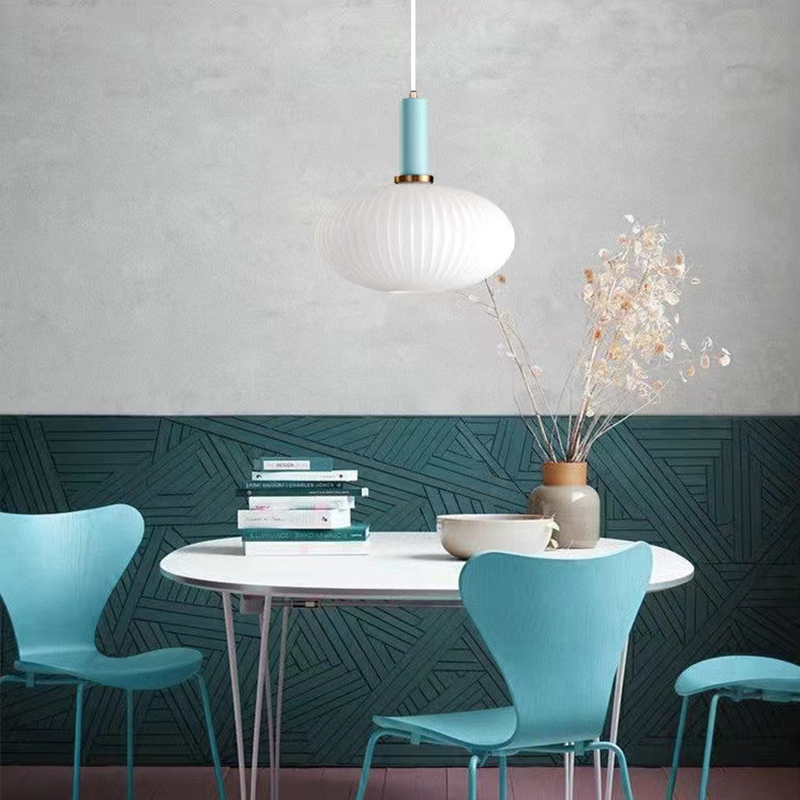 Room, Quarto, Single Hanging Lamps, Minimalista, Minimalista, Leite Branco, E27 Lampshade