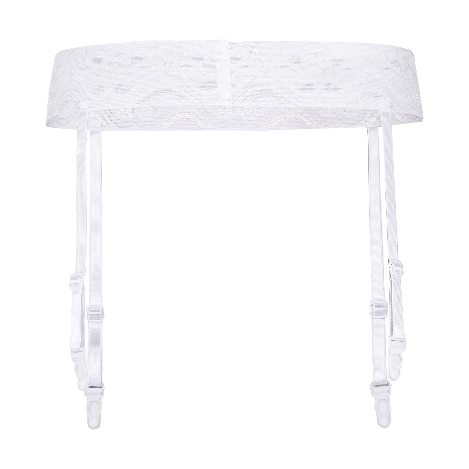 Description Picture 3 of itemMens Lace Garters Sissy Crossdressing Costume Accessories Adjustable Garter Belt Suspenders with Clips for Thigh-Highs Stockings