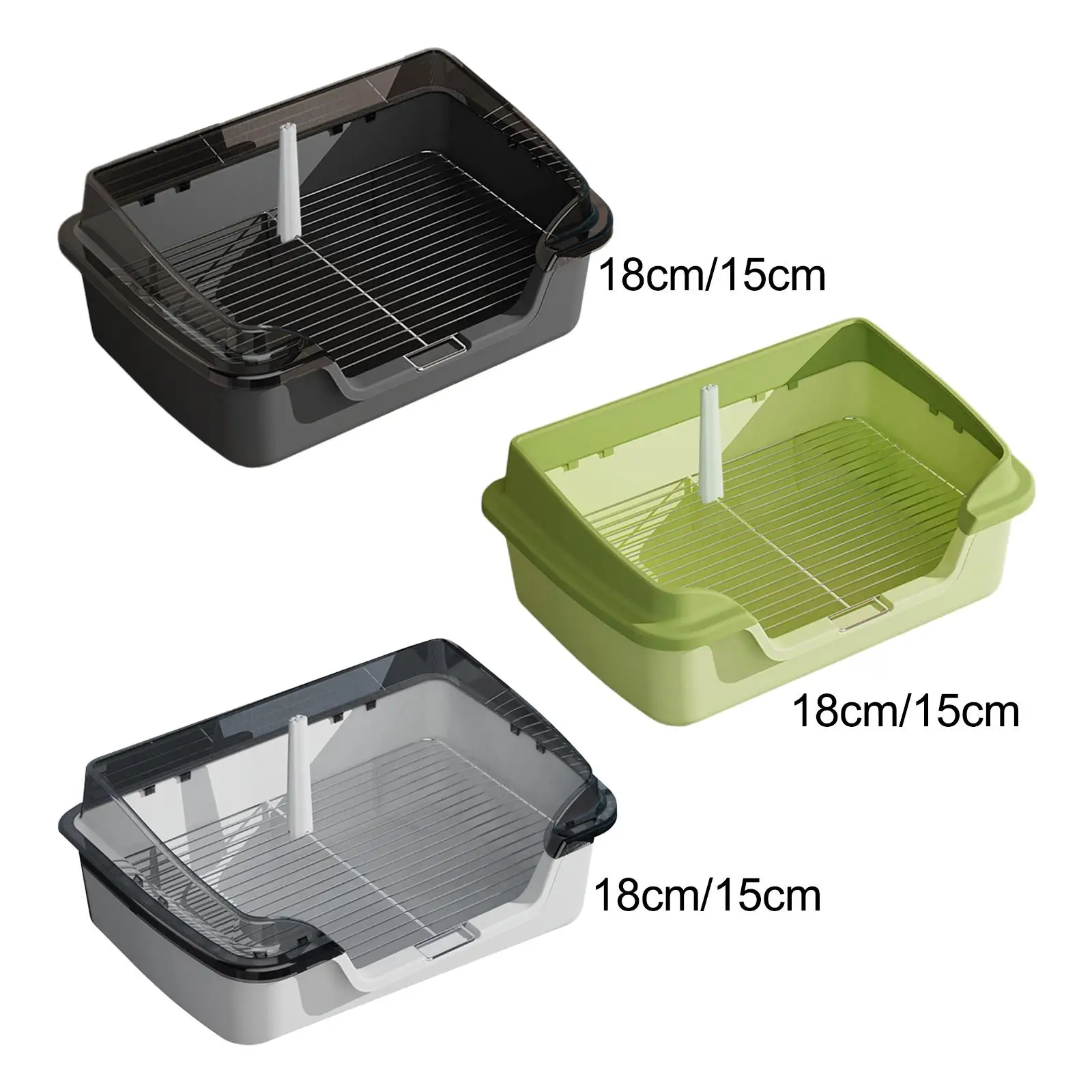 Pets Litter Box Pans Homes Easy Clean Loo Training Pads Toilet Dog Toilet Training Potty Tray for Puppy Small Medium Large Dog