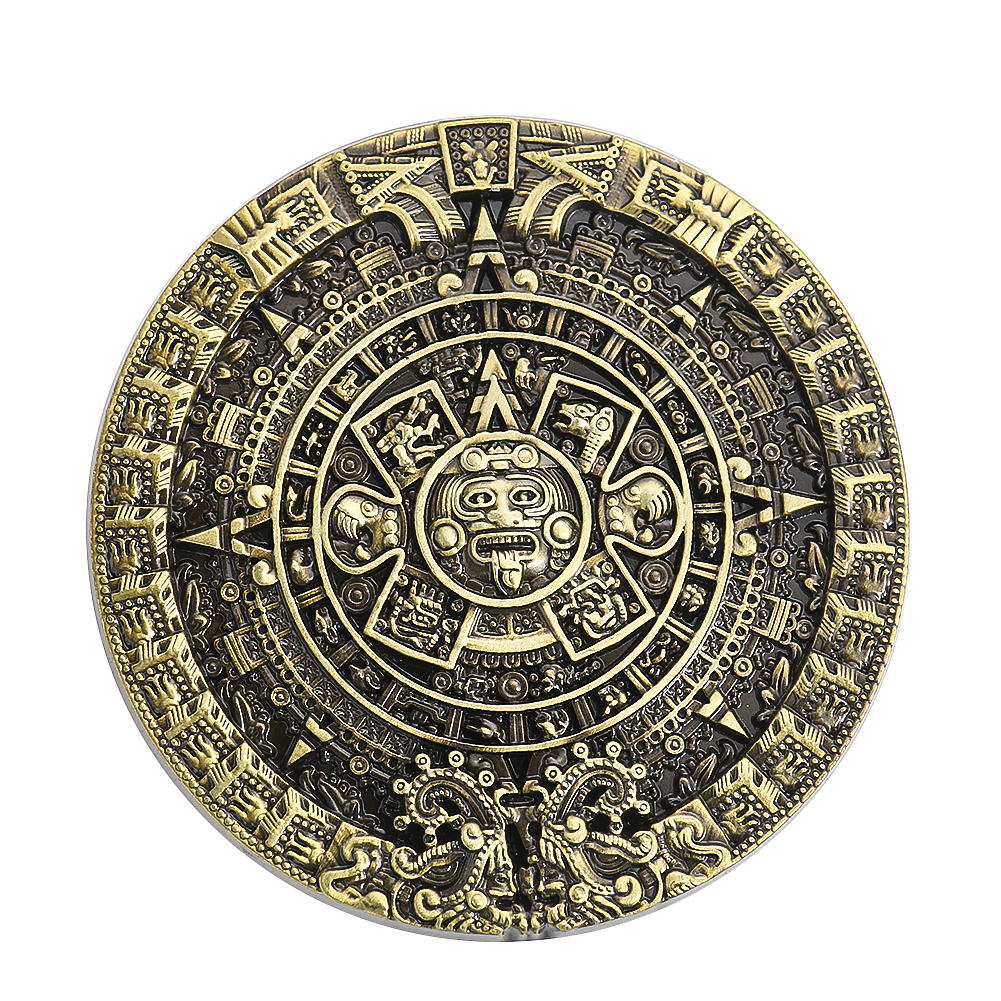 Aztec Solar Calendar Belt Buckle: Unveiling the Enigma of Ancient Mayan ...