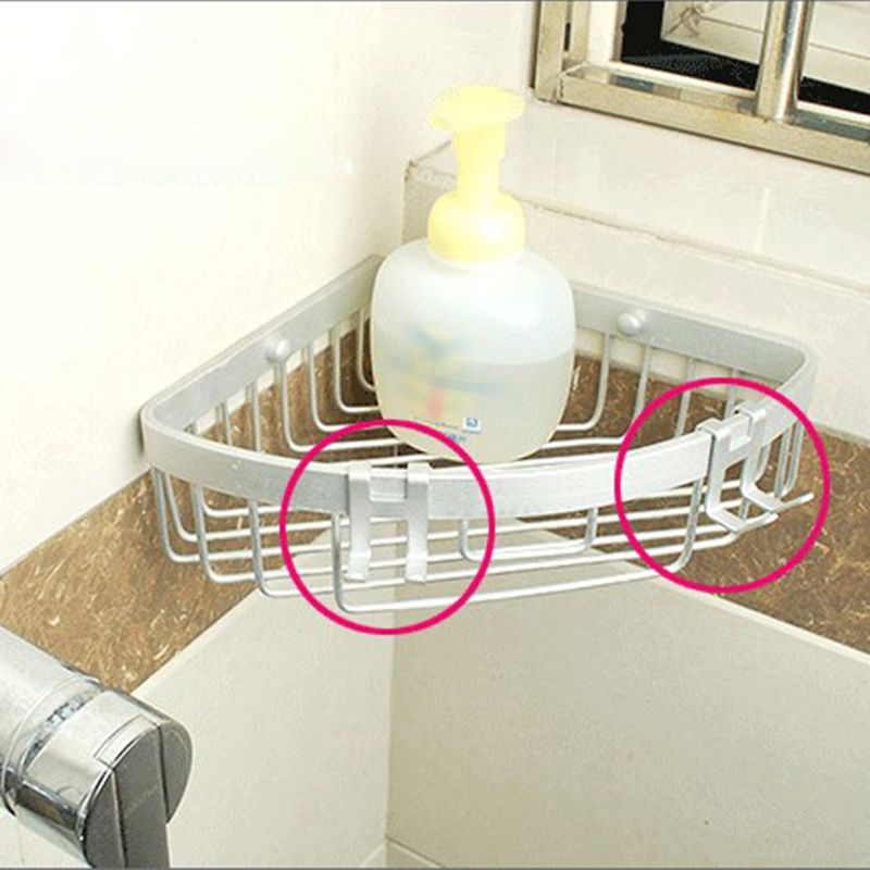 Description Picture 6 of itemSpace Aluminum Shower Glass Door Hook Free Hole Towel Rack Hanger for Key Organi