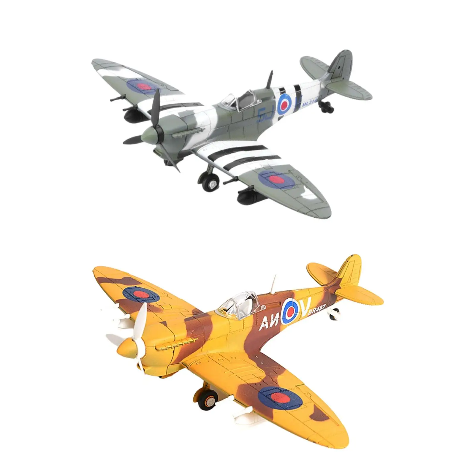 1/48 Airplane Model Airplane Desktop Decor Assembly Assemble Toy Creative 3D Puzzles Fighter Building Blocks Set Airplane Puzzle