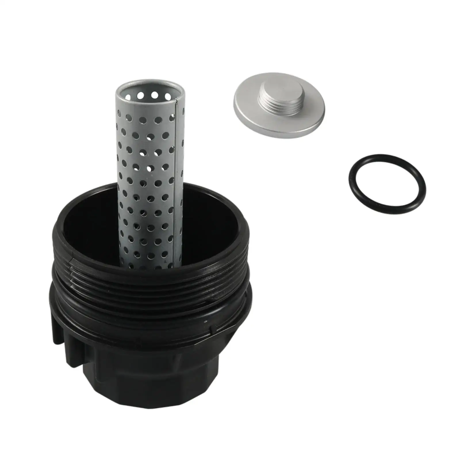 Oil Filter Cover with Oil Plug Fit for 15620-0S010 156200S010