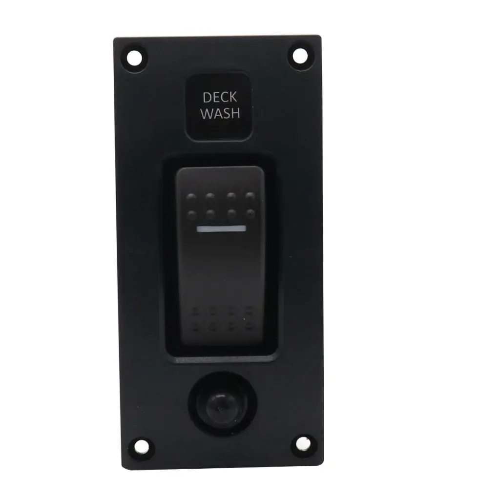 DC 12 V rocker switch ON-OFF switch control panel for deck wash,