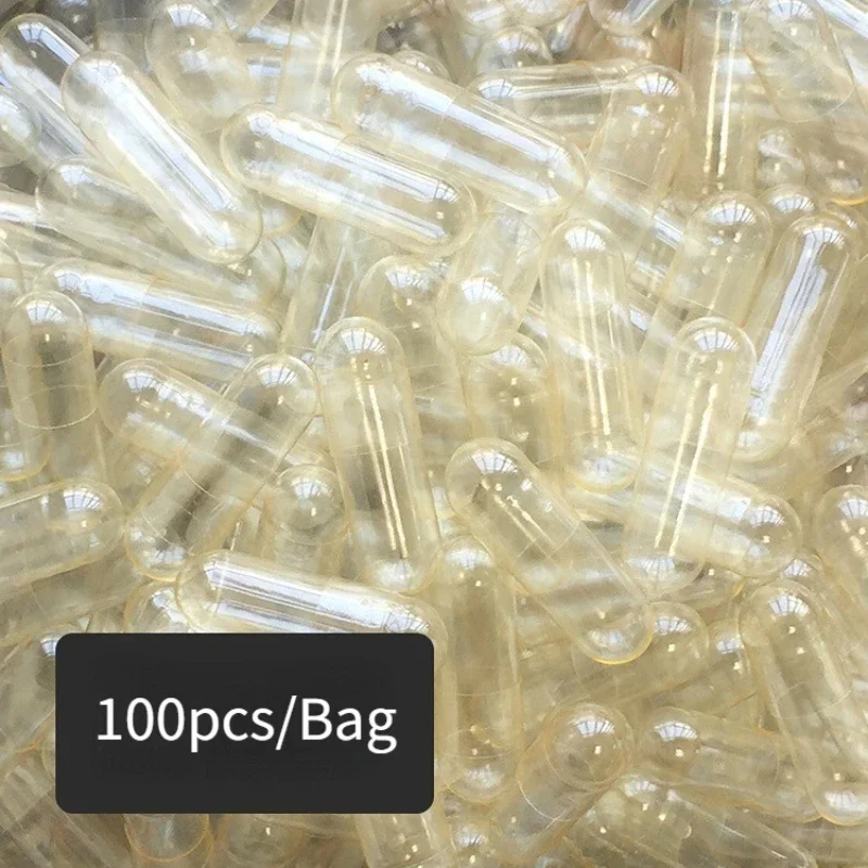 Best of 100PCS / Bag Hard Gelatin Empty Capsules Transparent Hollow Seperated Joined Capsules Shell Medicine Edible 00 # 0 # 1 # Health Care Reviews & Tips