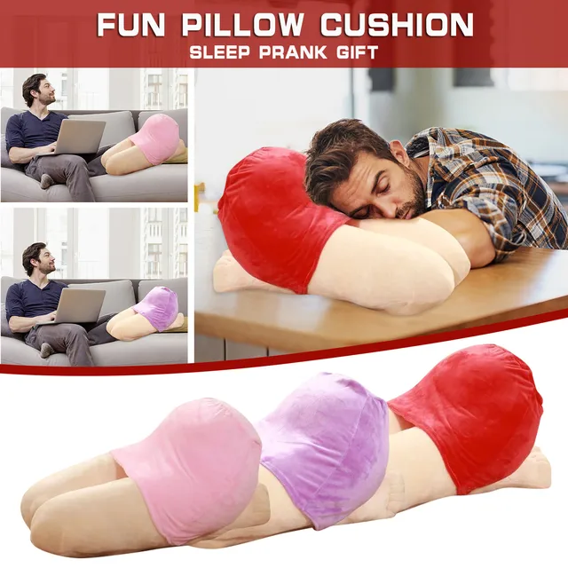 XEOVHV Beauty Thigh Pillow Plush Toy Beauty Thigh Napping Pillow Funny  Sleeping Pillow