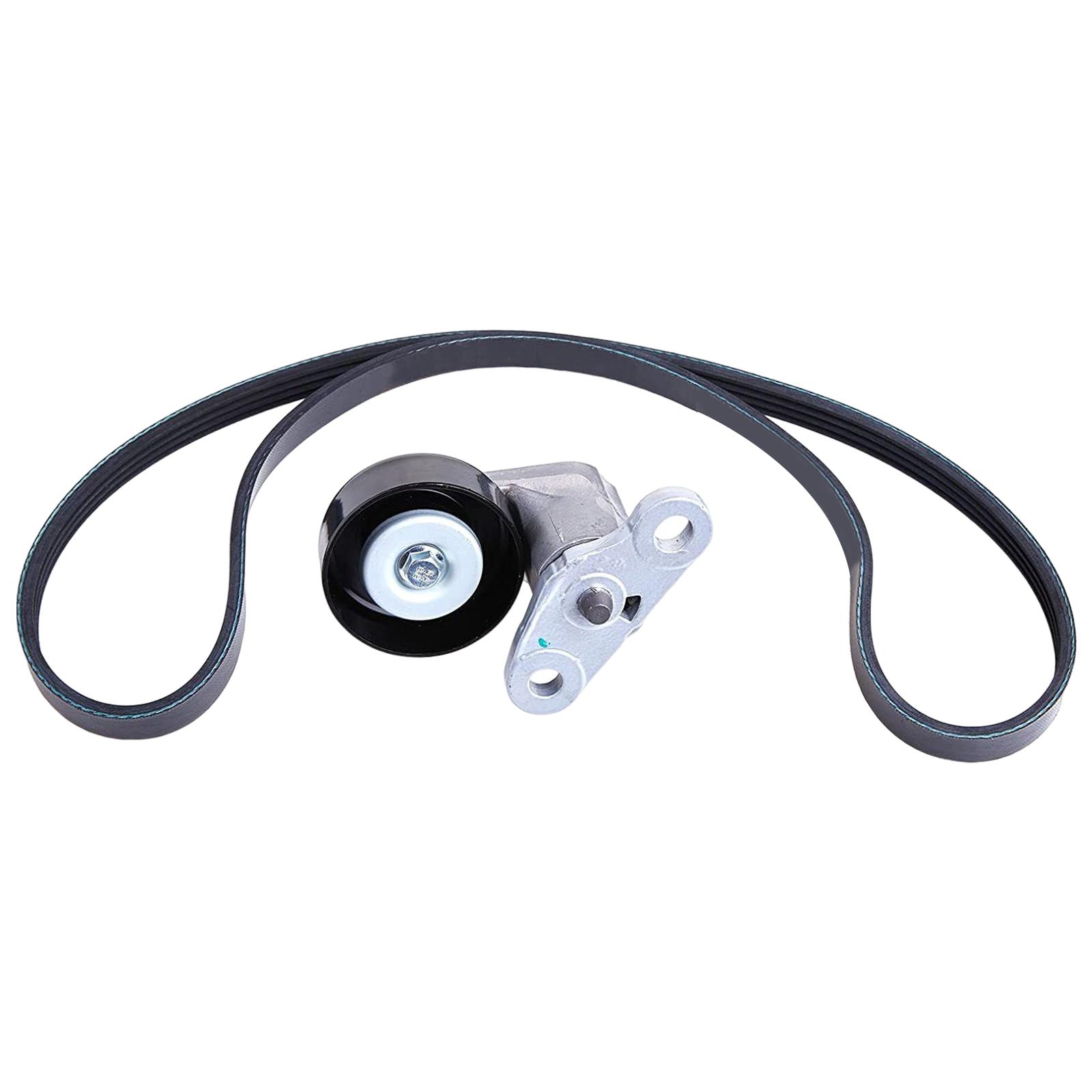 Serpentine Drive Belt Tensioner Kit Repair Parts for GMC Sierra 2500 3500 Yukon Stable Performance Easy Installation