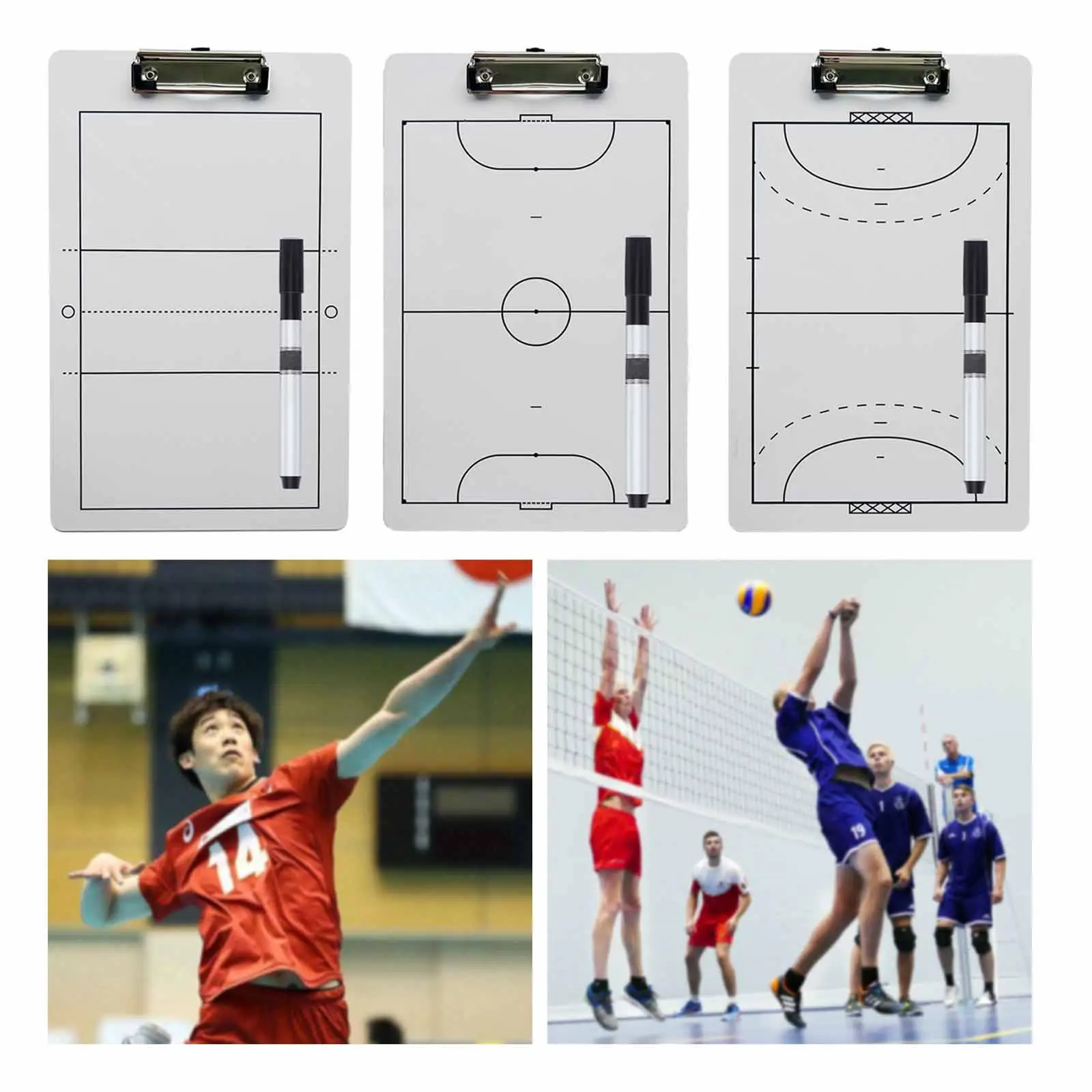 Volleyball Tactic Coaching Boards Coaches Marker Whiteboard Futsal Game Plan