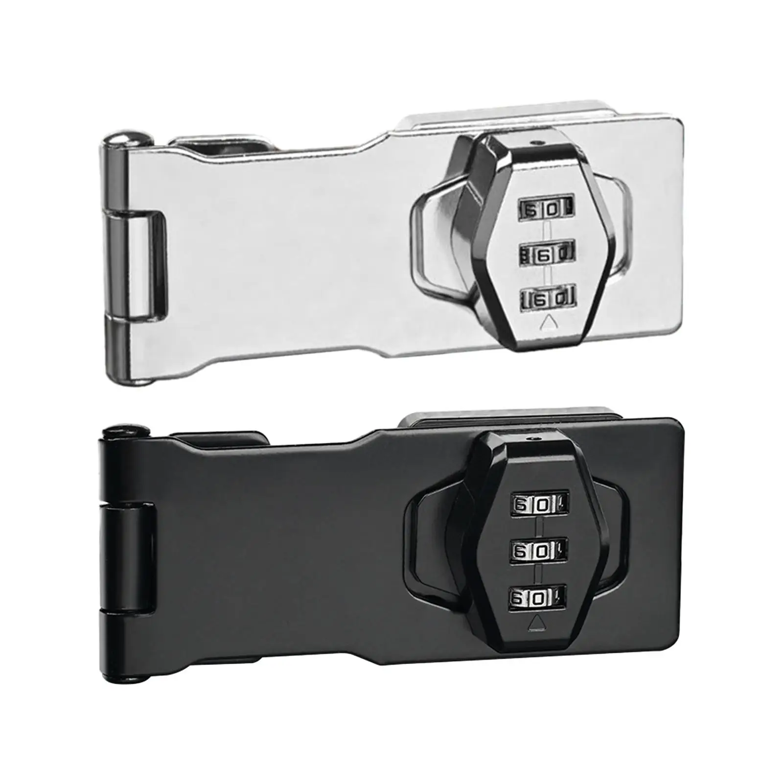 Mechanical Password Lock Household Sliding Buckle Rotary Hasp Locks Keyless for Mailbox Garden Small Doors Pet Doors Bathroom