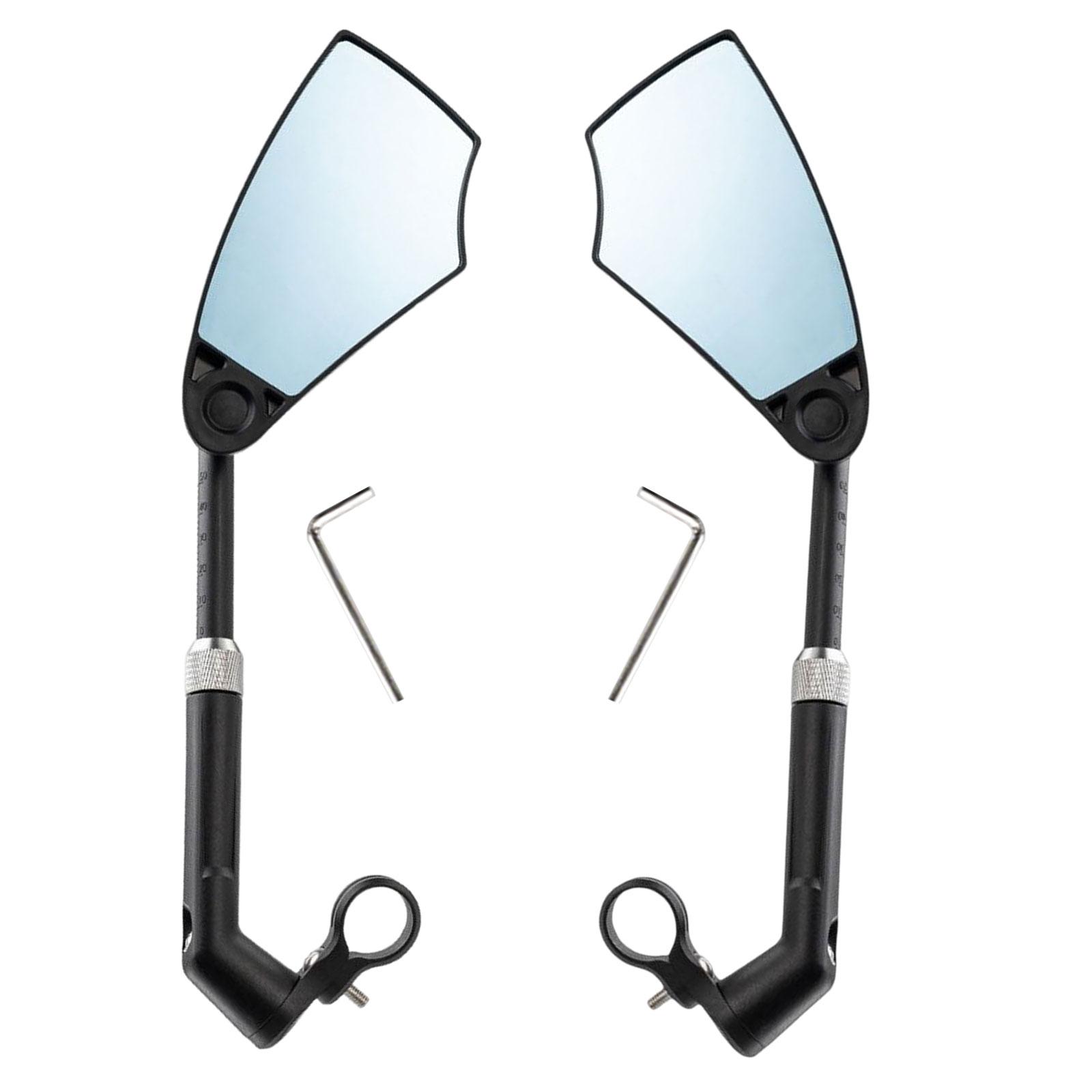 Bike Rear View Mirror Handlebar Bike Mirror 20-23mm Cycling Mirrors for Road Bikes for Cycling Adult Mountain Bike