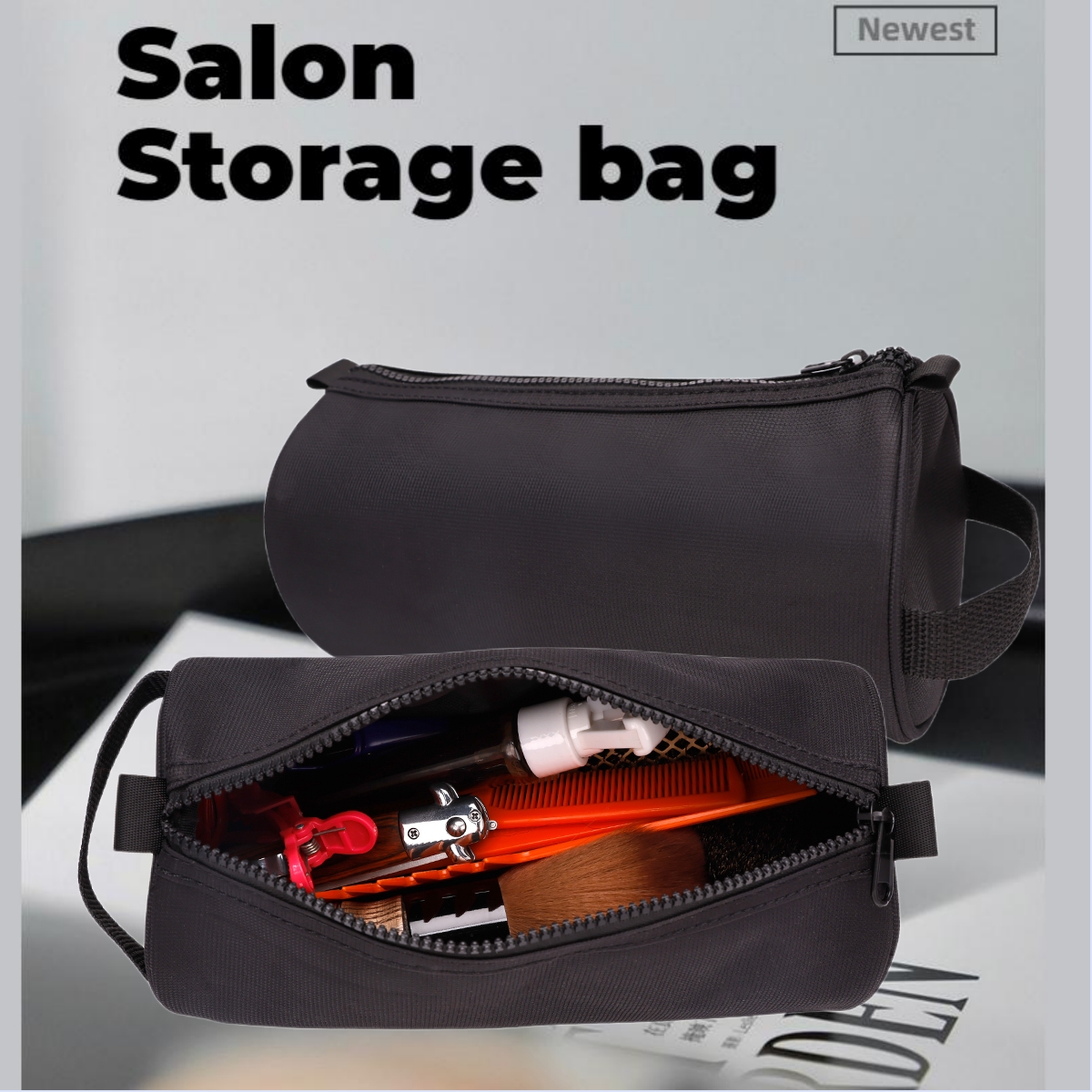 Best of Hairdresser Tool Storage Bag Portable Makeups Cosmetic Pouch Hair Comb Clip Organizer Salon Hairstylist Supplies Reviews & Tips