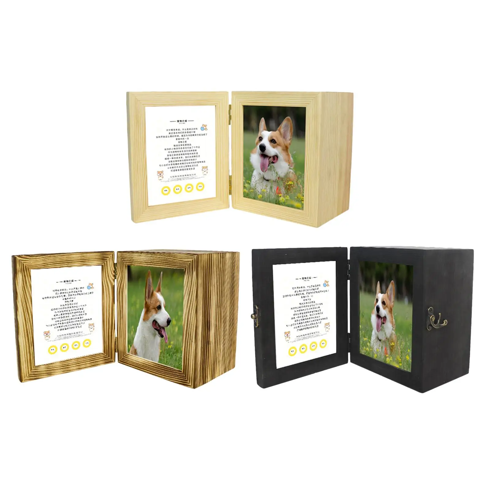 Wood Pet Cremation Urn for Dogs Cats Memorial Keepsake Souvenir Gifts