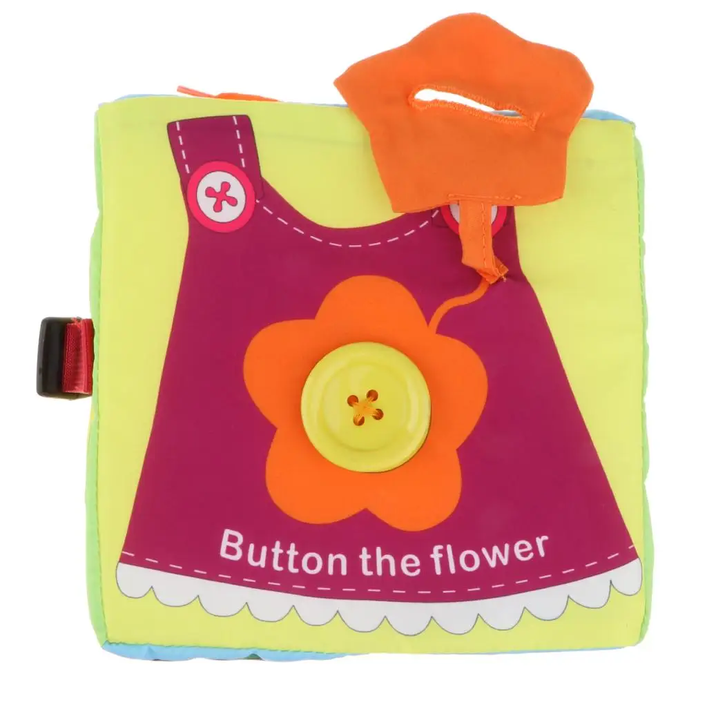 Early Learning Basic Life Skills - Dress  Training Toy - Zip, Snap, Button, Buckle,  Puzzle